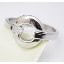 Stainless steel jewelry supplier personalised silver bangle bracelet